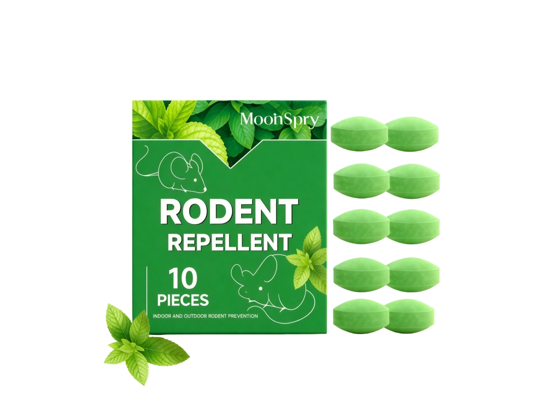 Pastillas repelentes de ratas para el hogar y el jardín.