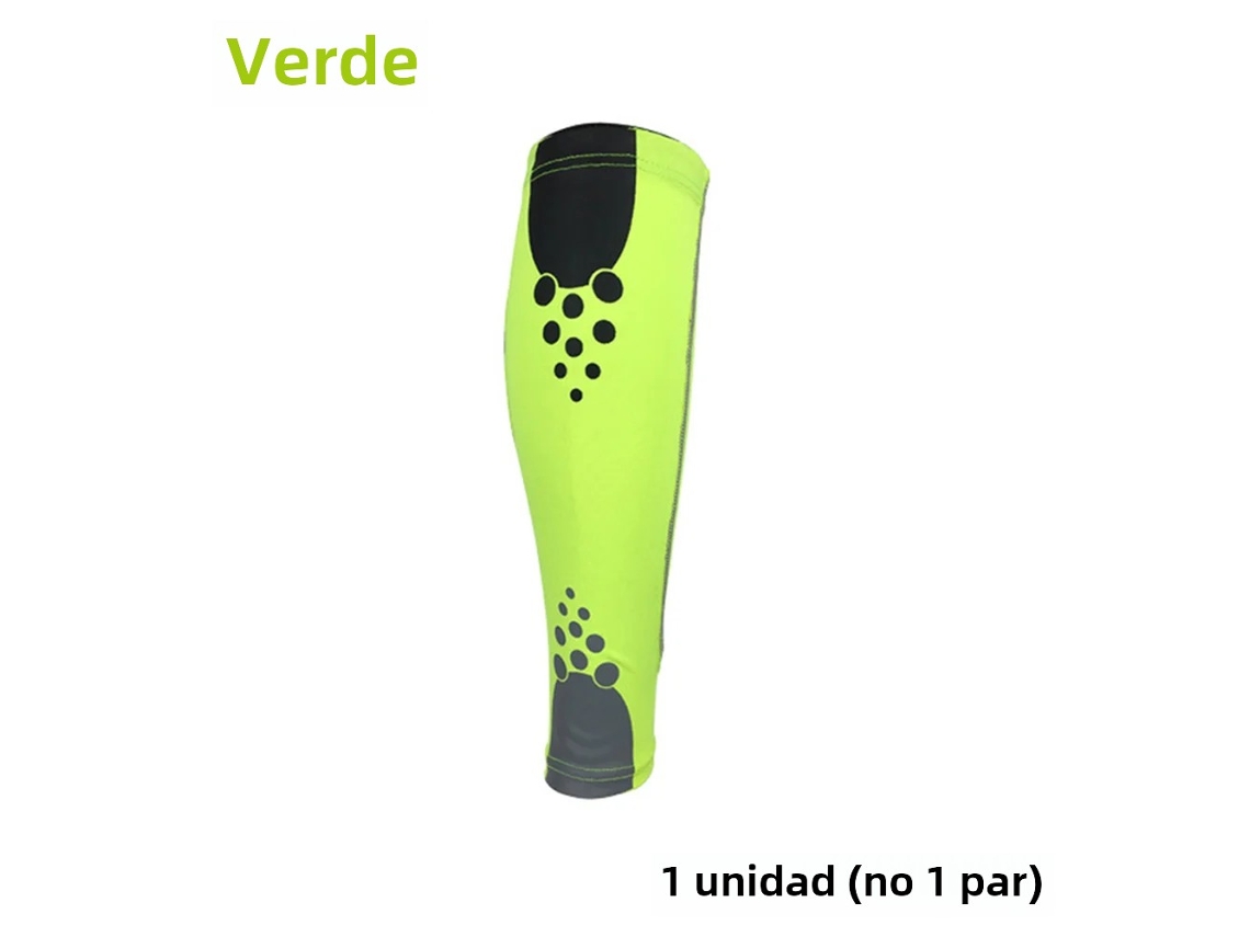 (verde L) Mangas De Compresión Deportivas Para Pantorrillas Para Correr Y Andar En Bicicleta