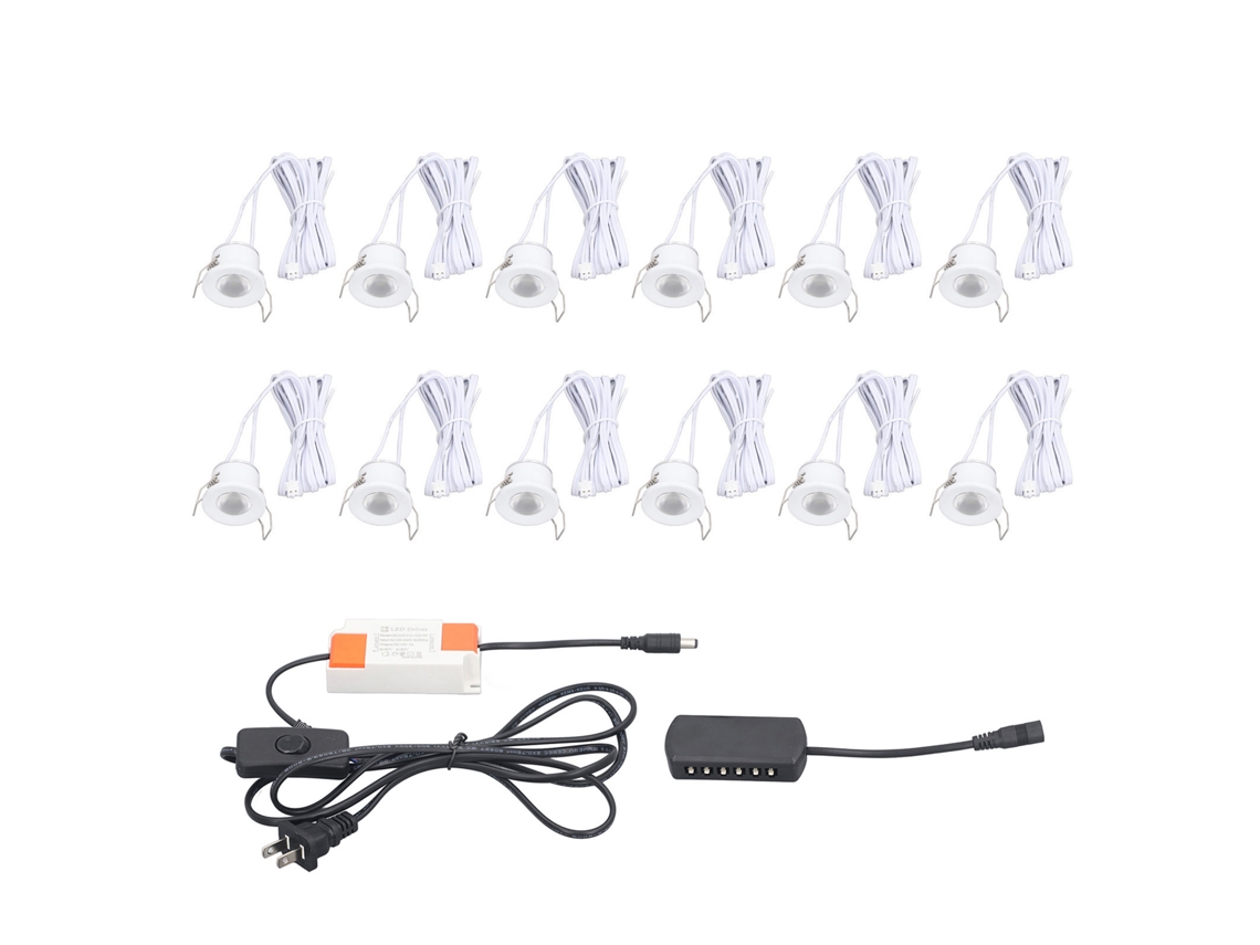 2026-luces Led Pequeñas De Punto Empotrables 28mm Para Gabinetes De Joyería, Mini Lámparas De Exhibición