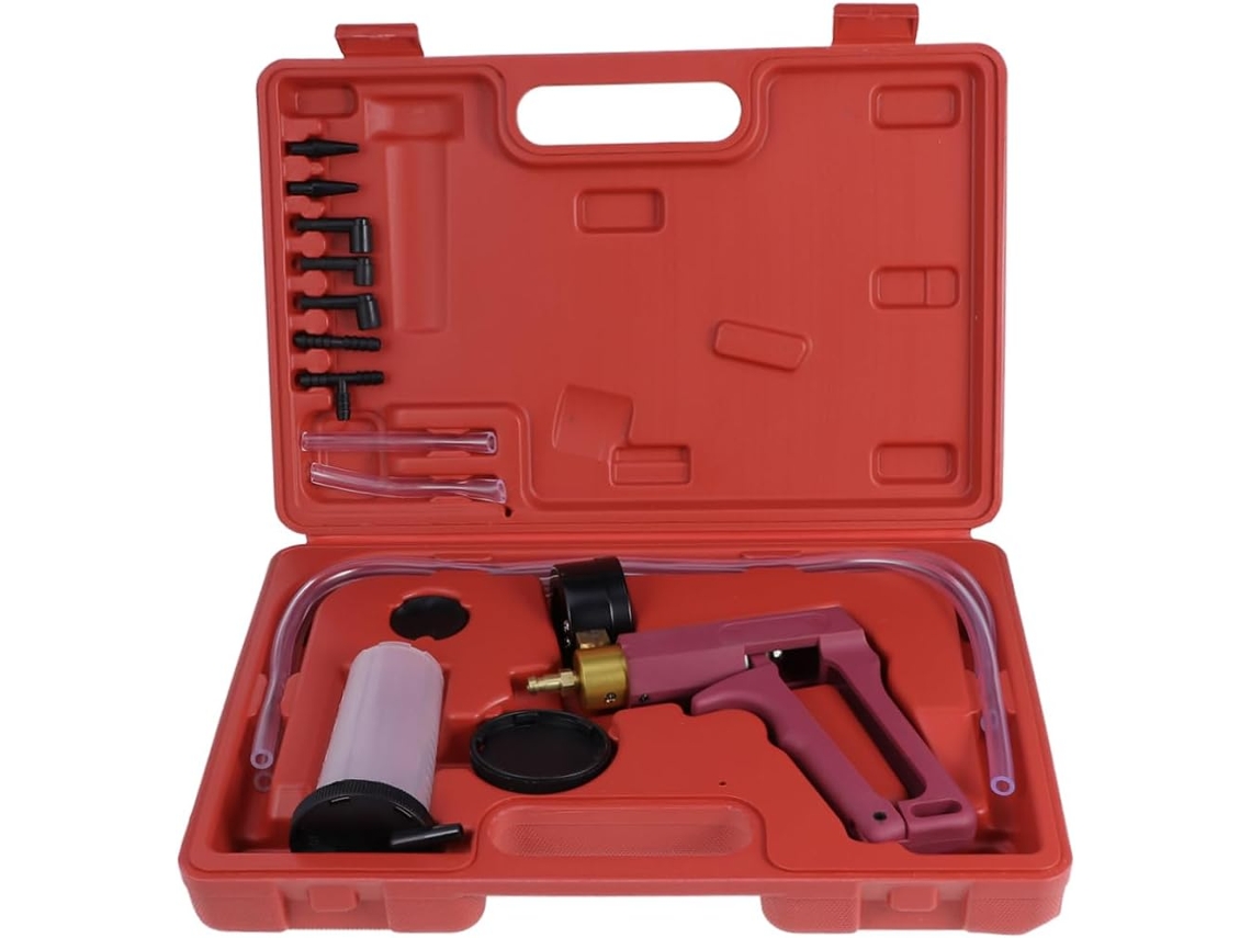 Kit Portátil De Adaptadores Para Cambio De Aceite Por Vacío Manual Con Manómetro Para Vehículos