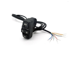 Botonera Bsk321 Con Intermitentes, Luz Y Claxon Con Conector Sm 1,5m