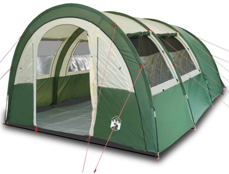 Tienda de campaña para 4 personas VIDAXL impermeable verde