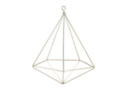 Soporte Colgante Geométrico Para Plantas, Imitación De Oro, Para Flores, Musgo, Helechos Y Decoración.