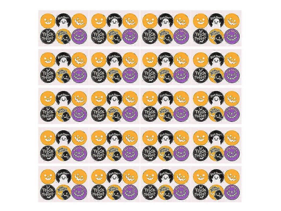 Juego de pegatinas de Halloween para decoración de Halloween Ly Ebike