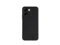 Capa Silicone Líquido Phonecare Para Oppo A6 - Preto
