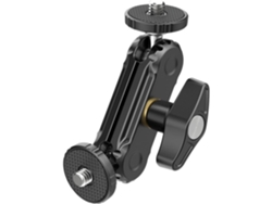 Braço Articulado Duplo Com Cabeça Esférica E Parafuso De 1/4'', Suporte Para Monitor Para Câmera, Luz E Microfone.