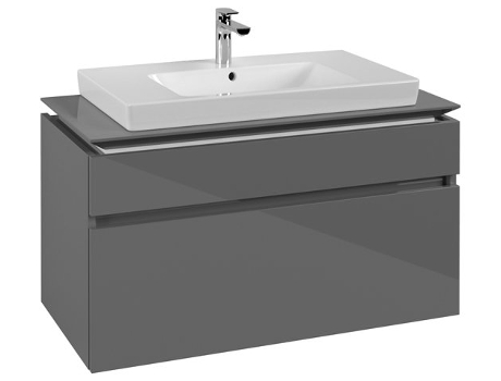 Módulo de lavabo Villeroy &amp Boch Legato B695 1000x550x500mm centrado en el lavabo