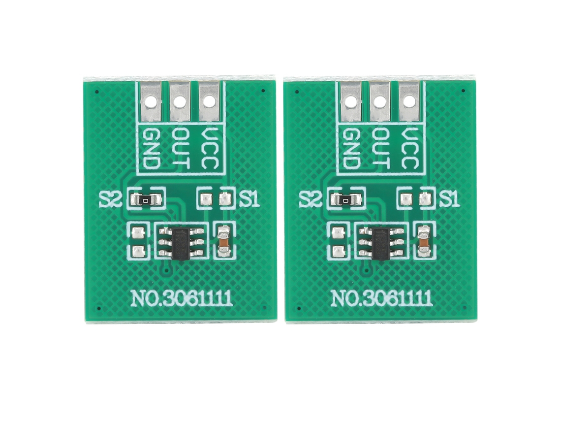 2 Módulos De Botones Táctiles Capacitivos Ttp223-ba6 De Nivel Alto/bajo De 2,5 V A 5,5 V.