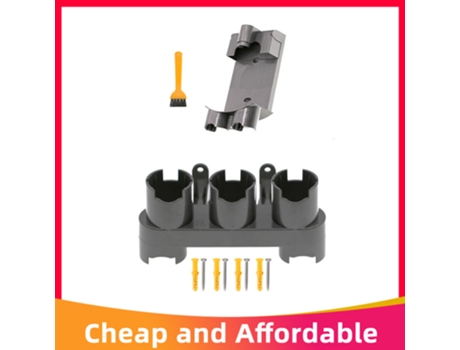 Soporte de almacenamiento y pilones, Base de suspensión para cargador para aspiradora inalámbrica Dyson V7 V8, lavable, ahorra espacio, plástico gr...