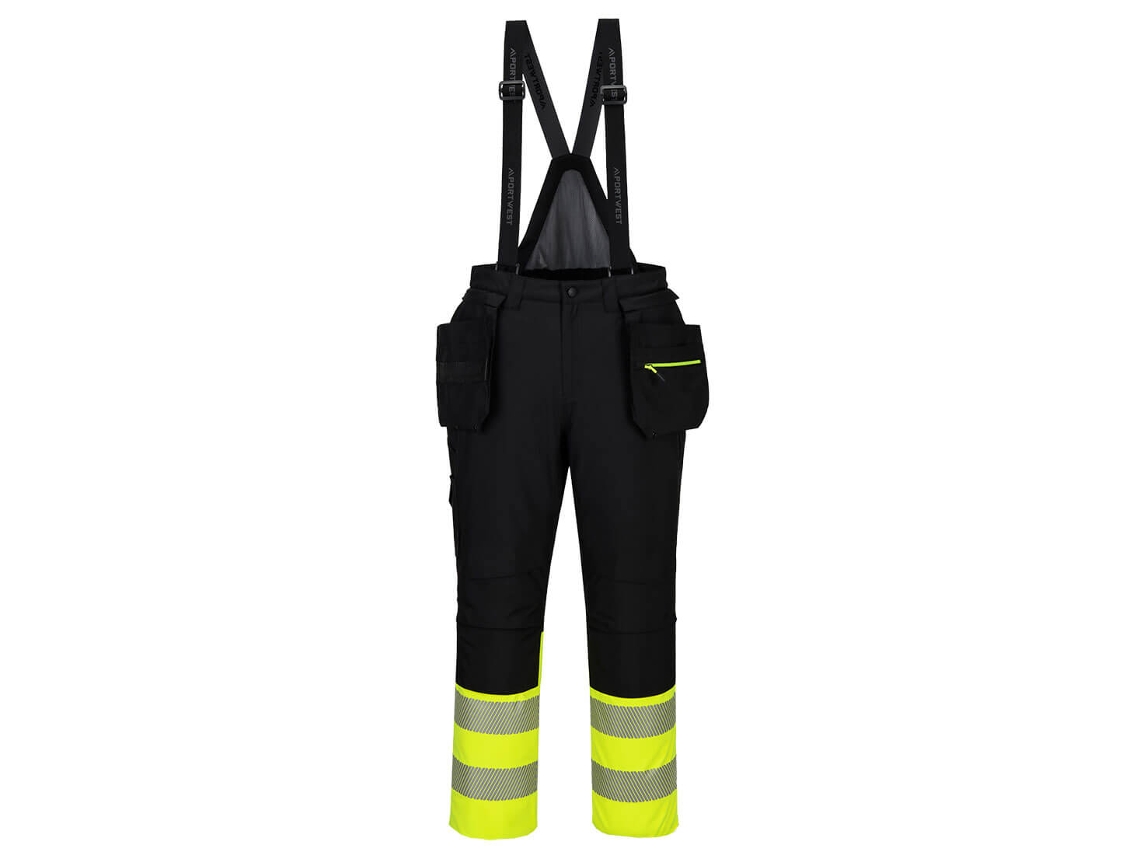 Peto De Invierno Alta Visibilidad Dx4 | Trabajo Frío Amarillo/negro / Xl