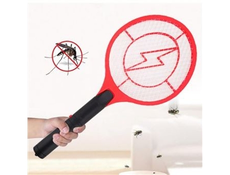 La raqueta eléctrica mata a los mosquitos clins