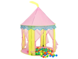 Tienda De Juegos Para Niños Con 250 Bolas Rosa 100x100x127 Cm