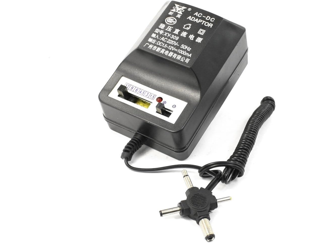 Adaptador de corriente de pared ajustable CHABERLU de 220 V a 12 V CC