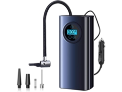 Compresor de aire para inflar neumáticos, 12 V CC, digital, presión de neumáticos preestablecida de 150 PSI y apagado automático.