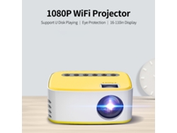 Proyector Doméstico Wifi 1080p (soporte A U Disk/juego De Pantalla Flexible)