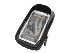 Bolsa Impermeable Para Teléfono De Bicicleta Con Pantalla Táctil, Gran Capacidad, Tira Reflectante Y Soporte Para Manillar.