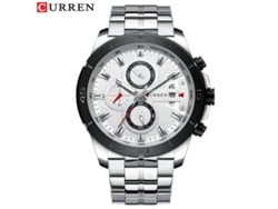 Reloj De Pulsera Multifuncional E Impermeable De Acero Inoxidable Para Hombre (plateado), Ideal Para Negocios.