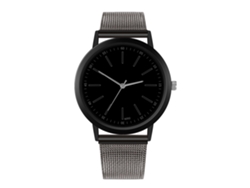 Reloj De Pulsera Analógico De Cuarzo Zhoulianfa (gunmetal) Con Correa De Malla De Lujo.