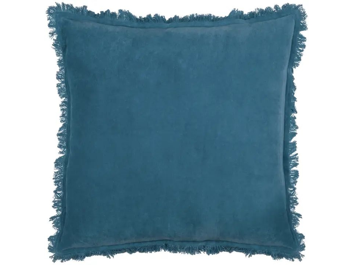 Cuscino Furn. Gracie Terciopelo Di Algodón Azul
