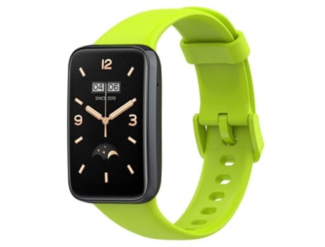 Correa TPU + PU hebilla ardillón ajustable para Xiaomi Mi Band 7 Pro - verde amarillento