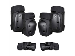 Kit de protección Mdug para adultos y jóvenes, juego de 6 piezas que incluye patines y protectores de manos para bicicletas.
