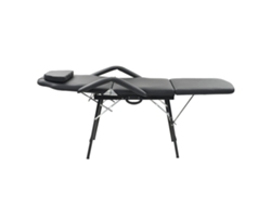 Maison Exclusive - Camilla De Esteticista Cuero Sintético 185x78x76 Cm Negra