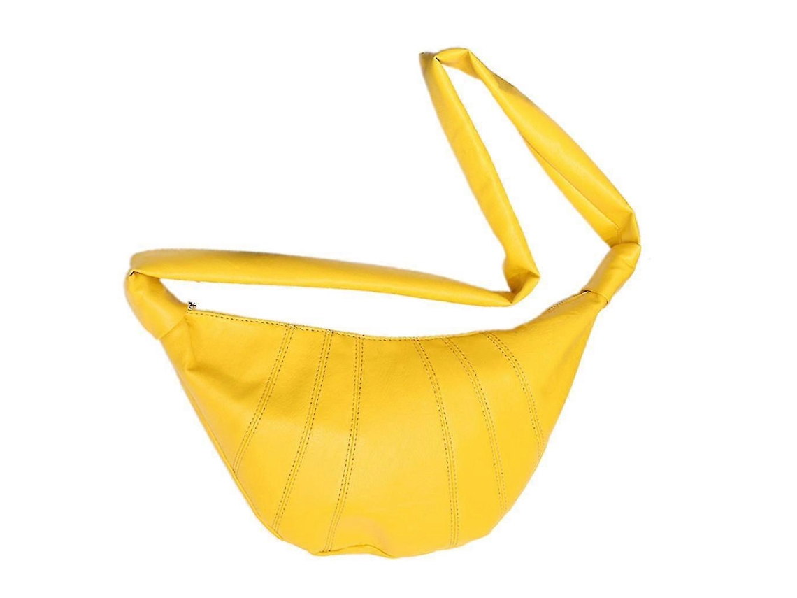 Bolso bandolera para mujer, bolso de hombro de piel suave, bolso de pecho tipo mensajero Reteo, amarillo