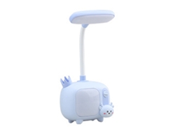 2026-lámpara De Escritorio Led Cartoons Con 2 Niveles De Brillo Recargable Luz Nocturna Bonita Para Hogar Dormitorio Azul