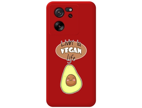 Funda para Xiaomi Xiaomi 13T TUMUNDOSMARTPHONE Silicona Líquida Rojo