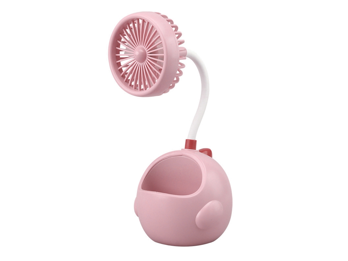 Ventilador de mesa portátil recargable por USB