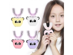 Cepillo de dientes eléctrico GOKOCO Smart 360° en forma de U para niños, limpieza ultrasónica automática, edades de 2 a 12 años.