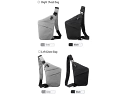 Bolsa De Peito Unisex Leve Multifuncional Para Viagem Mochila Transversal Com Armazenamento Científico Outdoor Casual