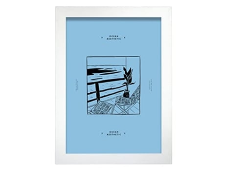 Poster NACNIC Pop Art Abstracto Vista de Playa (A4)