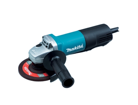 MAKITA 9558HPY Miniamoladora 840W 125mm Palanca