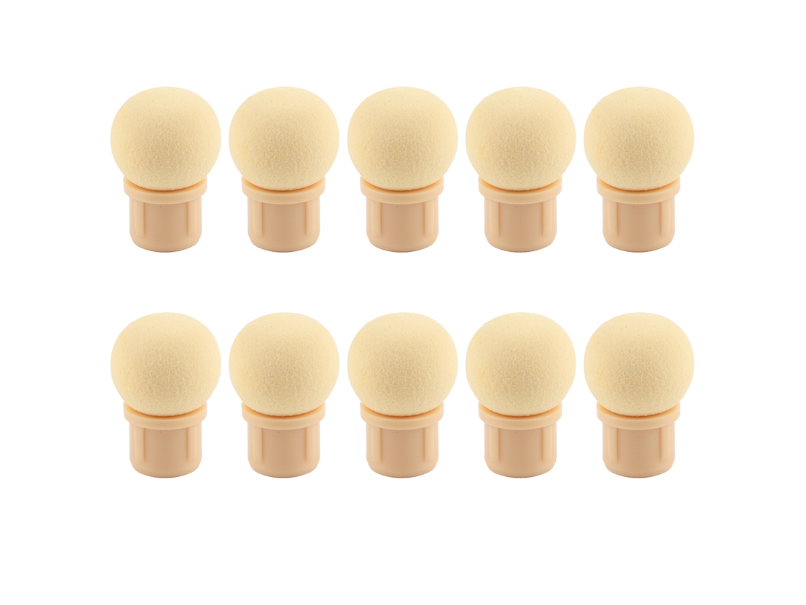 Cabezal de esponja para manicura, herramienta para pintar esmalte de uñas de cambio gradual con puntas de esponja suaves reemplazables.