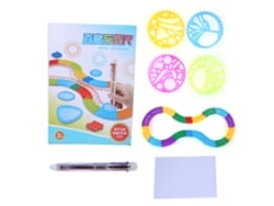 Regla Geométrica Para Niños, Herramienta De Dibujo Con Lápiz Y Papel A4, Material De Papelería.