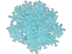 300 Pegatinas De Copos De Nieve Que Brillan En La Oscuridad Para La Decoración Navideña De Ventanas.