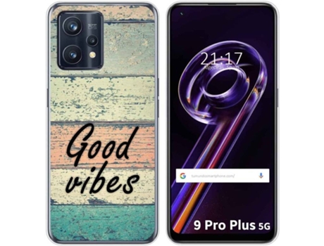 Carcasa para Realme 9 Pro Plus 5G TUMUNDOSMARTPHONE Dibujos Madera 01 Multicolor