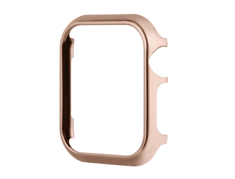 Apple Watch Series SE 2, 6, SE y 5 y 4, funda protectora para reloj hueco con espejo de 44 mm (oro rosa)