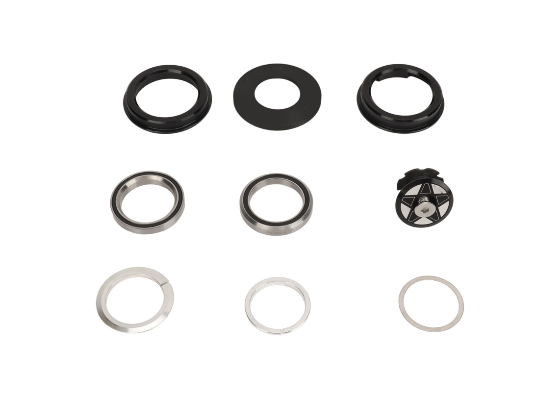 Juego De Dirección Para Bicicleta De Montaña Con Rodamientos Dobles, Acero Y Aluminio, Accesorio Para Horquilla Delantera De 28,6 Mm