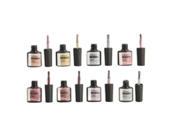 8pcs Esmalte De Gel De Unhas Com Glitter Brilhante E Duradouro Para Salão E Uso Diário