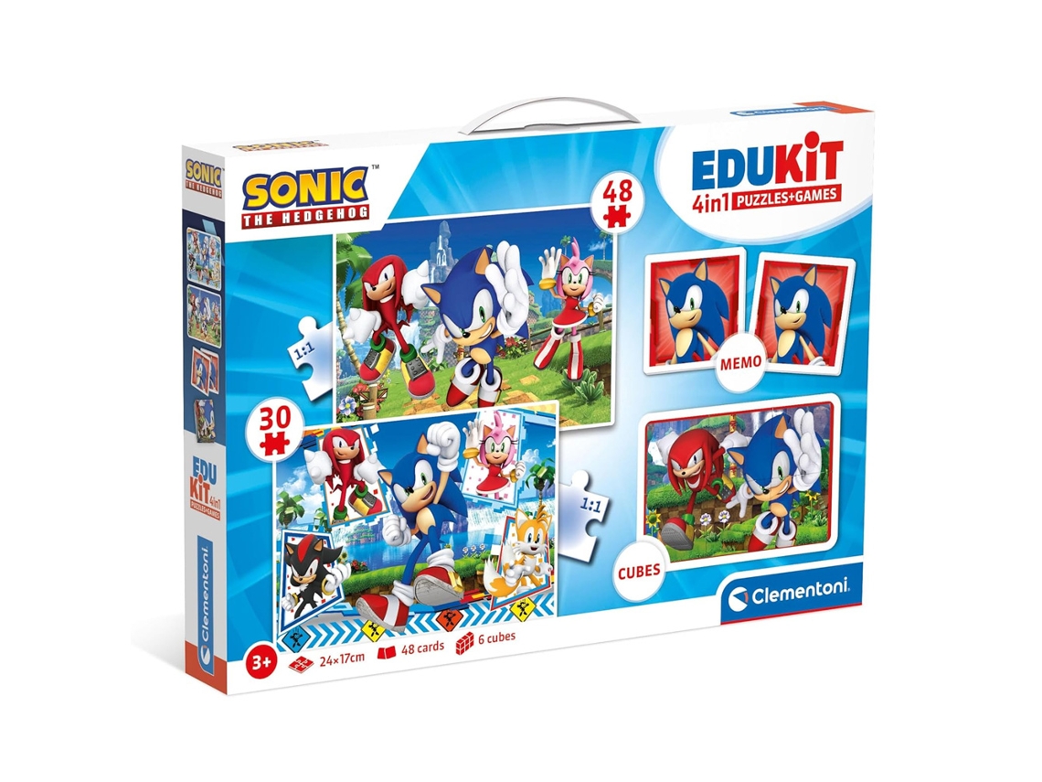 Edukit Sonic 48 Piezas CLEMENTONI