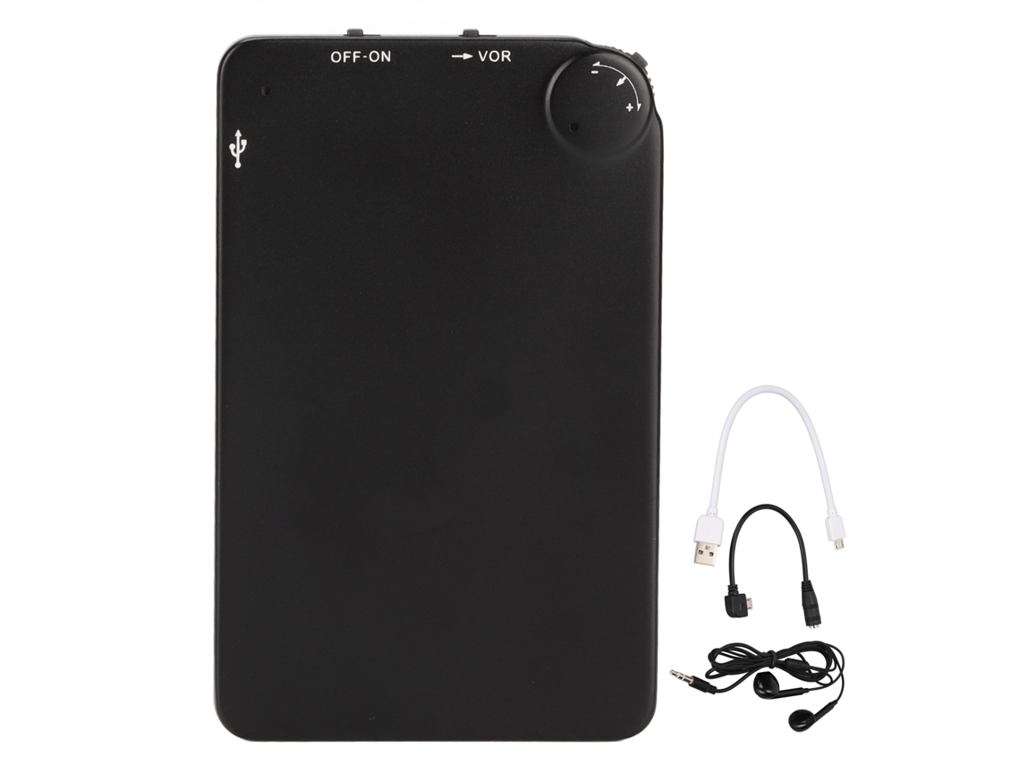 Grabadora Portátil Activada Por Voz Con Reducción De Ruido Ajustable Para Reuniones Y Estudios, 8 Gb, Negra.
