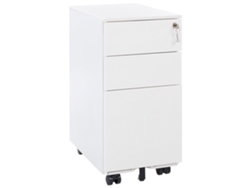 Mueble de oficina BELIANI Bolsena de Acero Blanco 30x45x60