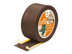 Zócalo de PVC W4 2 en 1, 1 x 110 mm, 20 m, autoadhesivo, para cubrir suelos y paredes, Bronzo Quest