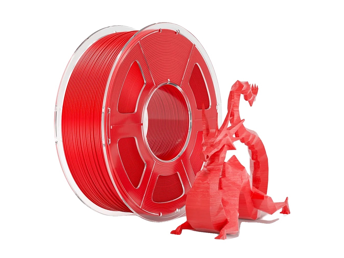 Filamento para impresora 3D, alta velocidad, resistencia mejorada, rojo OEM