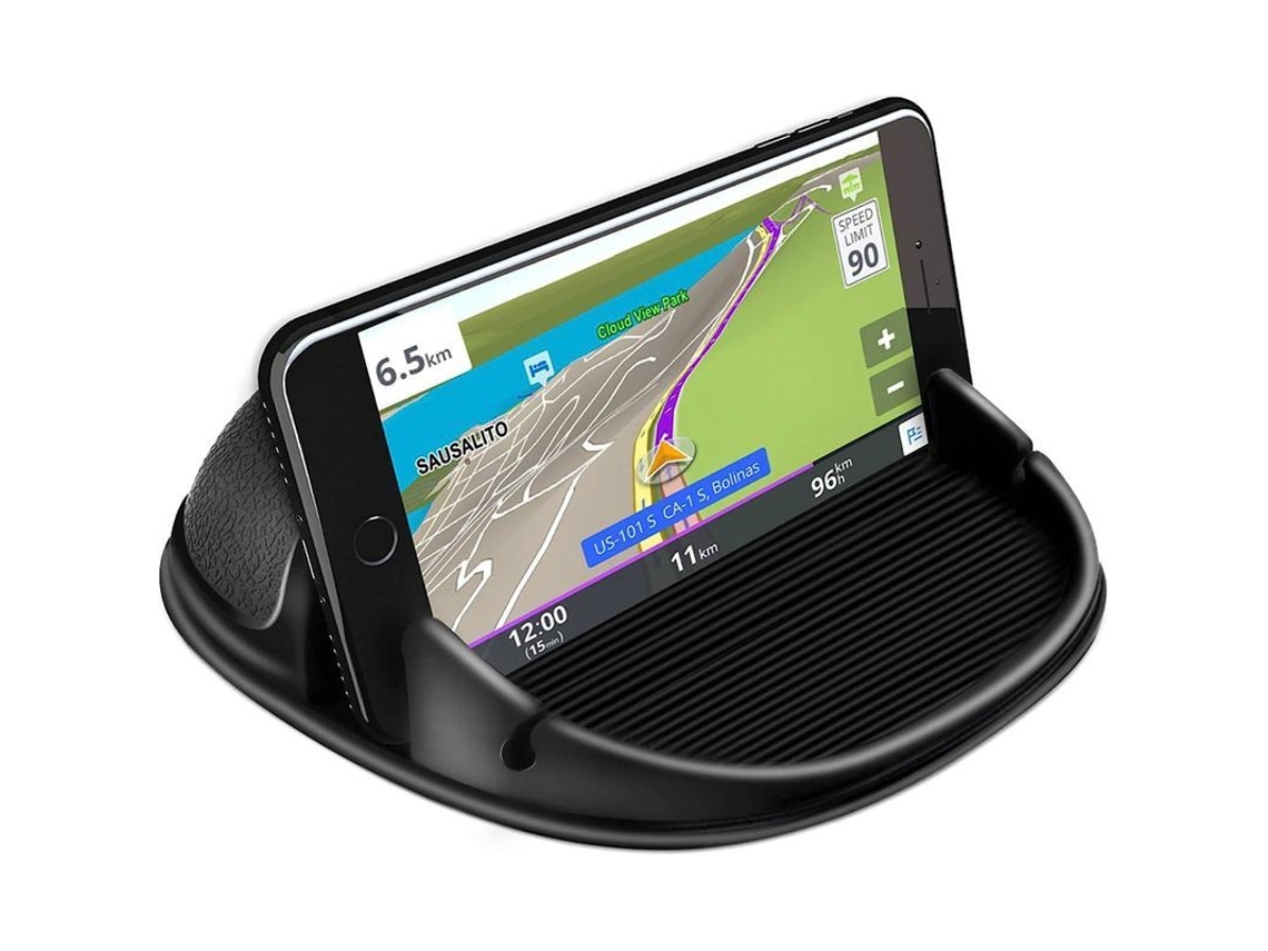 Soporte Para Teléfono De Coche Con Almohadilla De Silicona Antideslizante Para Salpicaderos Y Mesas.