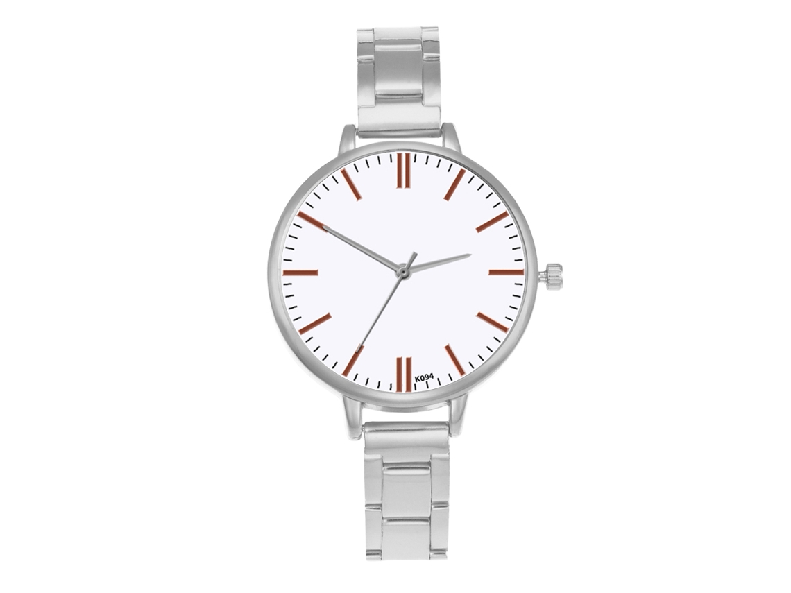 Reloj Analógico De Cuarzo Para Mujer Con Brazalete Clásico De Acero Plateado: El Regalo Perfecto.