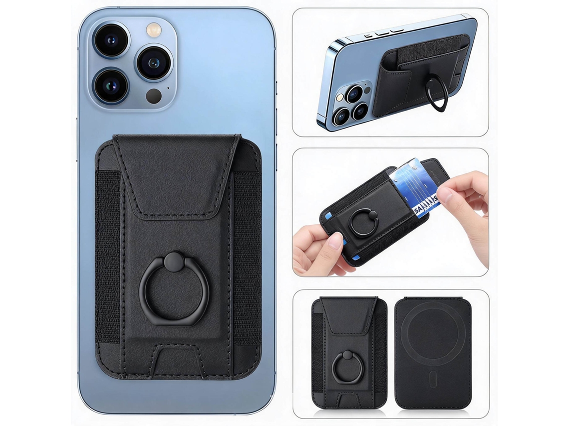 Cartera MagSafe HENTEN HOME para iPhone 17/16/15/14/13/12, azul