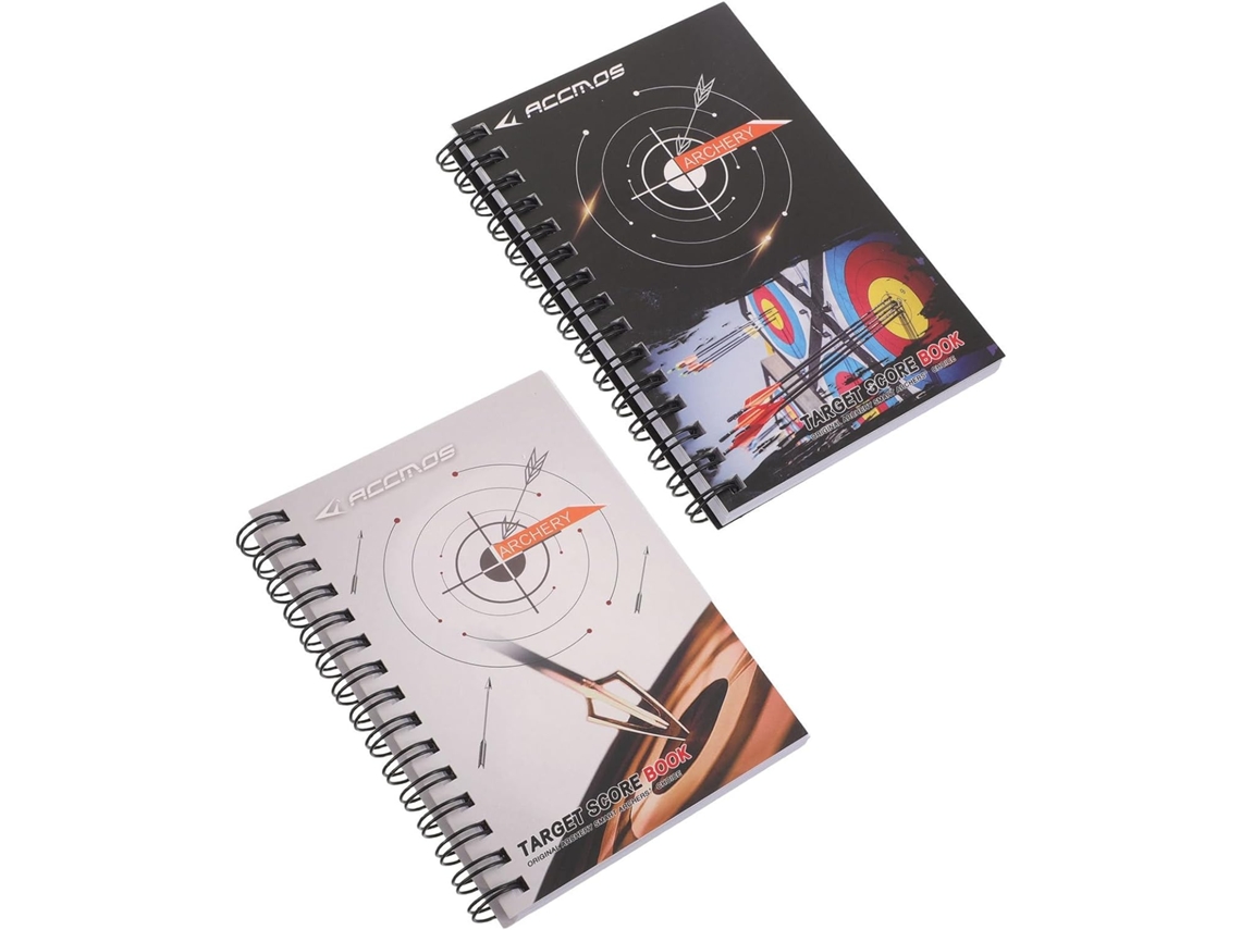 Cuaderno De Puntuación De 2 Piezas Para Tiro Con Arco, Compatible Con Arcos Recurvos Y Compuestos, Papel Abs.